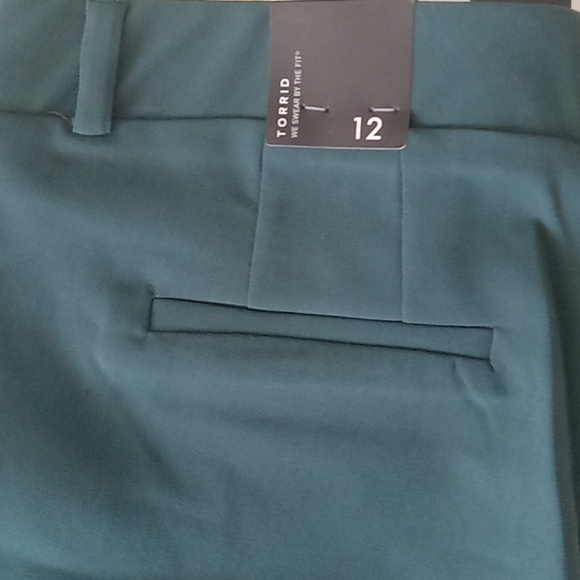 TORRID, Plus size, 12, Dark green Capri - Picture 6 of 7